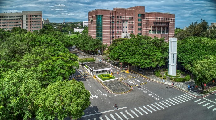 清華大學校景空拍圖
