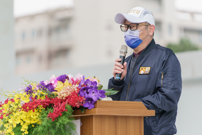 陽明交大校長林奇弘感謝梅籌同學促成今年的梅竹賽