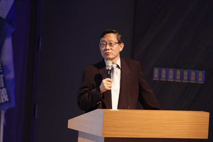 賀陳弘校長在東鋼擴大經營管理會議發表談話