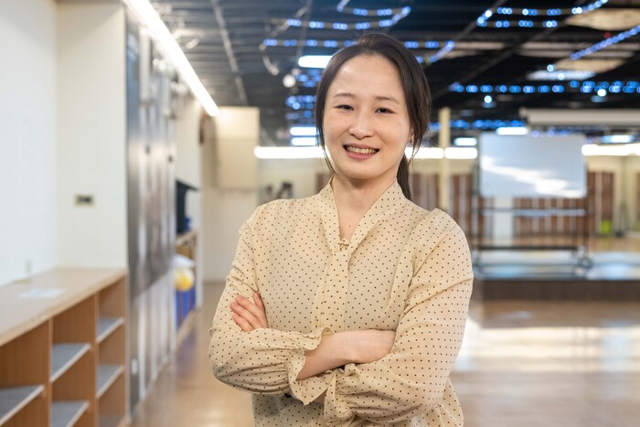 運動科學系曾鈺婷副教授今年獲頒傑出人才發展基金獎勵。圖片