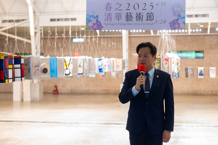新竹市代理市長邱臣遠期待藝術節為新竹注入更多文化活力。圖片
