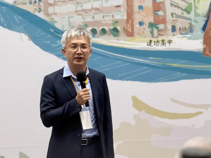 經濟部水利署副署長陳建成出席見證「大新竹流域學校行動聯盟」成立。圖片