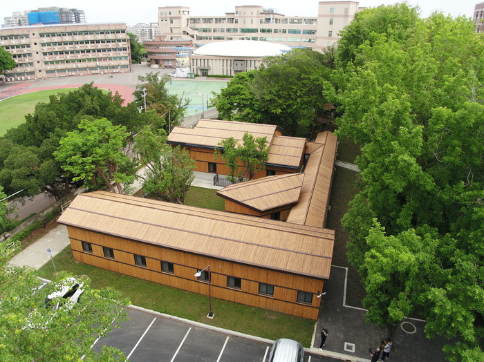 清華大學竹屋以近萬根桂竹打造而成