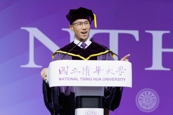 清華大學校長高為元期許畢業生成為「世界公民」。圖片