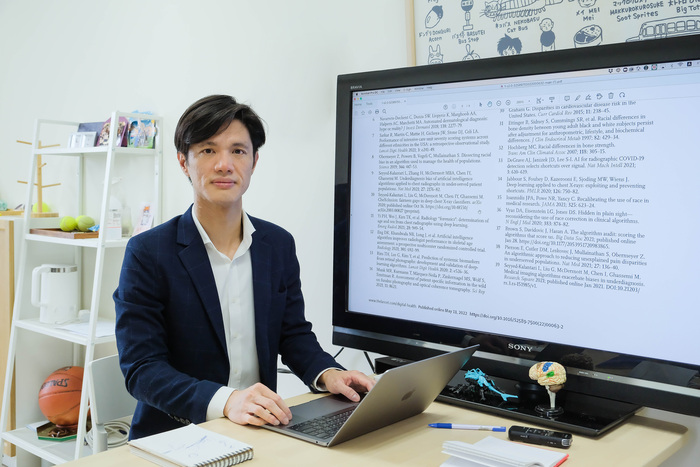 郭柏志致力提昇人工智慧應用於醫學影像判讀的公平性。