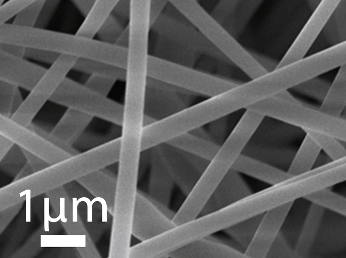 顯微鏡拍攝下的超冷奈米纖維結構。